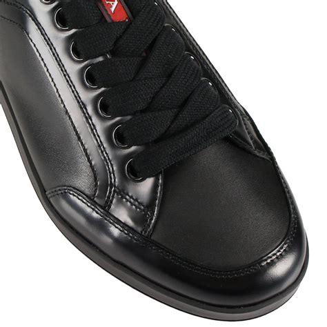 prada mens black seat belt buckle shoe size 7|prada men's sale.